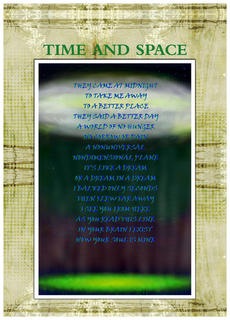 cover of TIME AND SPACE CALENDAR